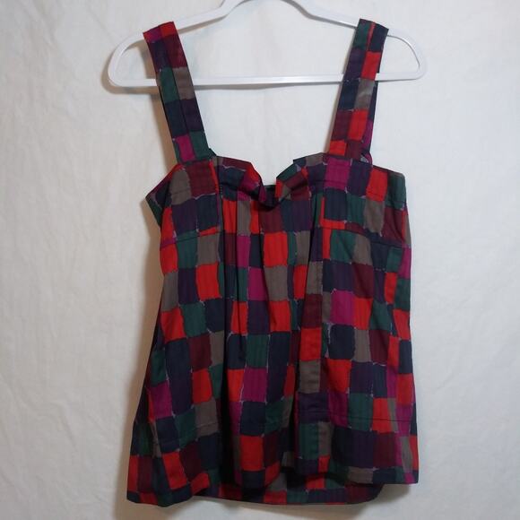 Marc by Marc Jacobs Colorful Block Pattern Women's Sleeveless Tank Top Size 8 - Picture 7 of 7